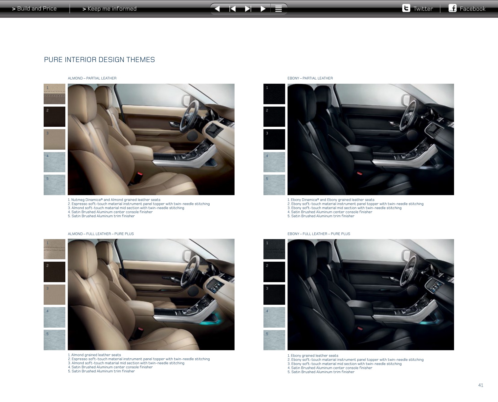 2013 Land Rover Evoque Brochure Page 47